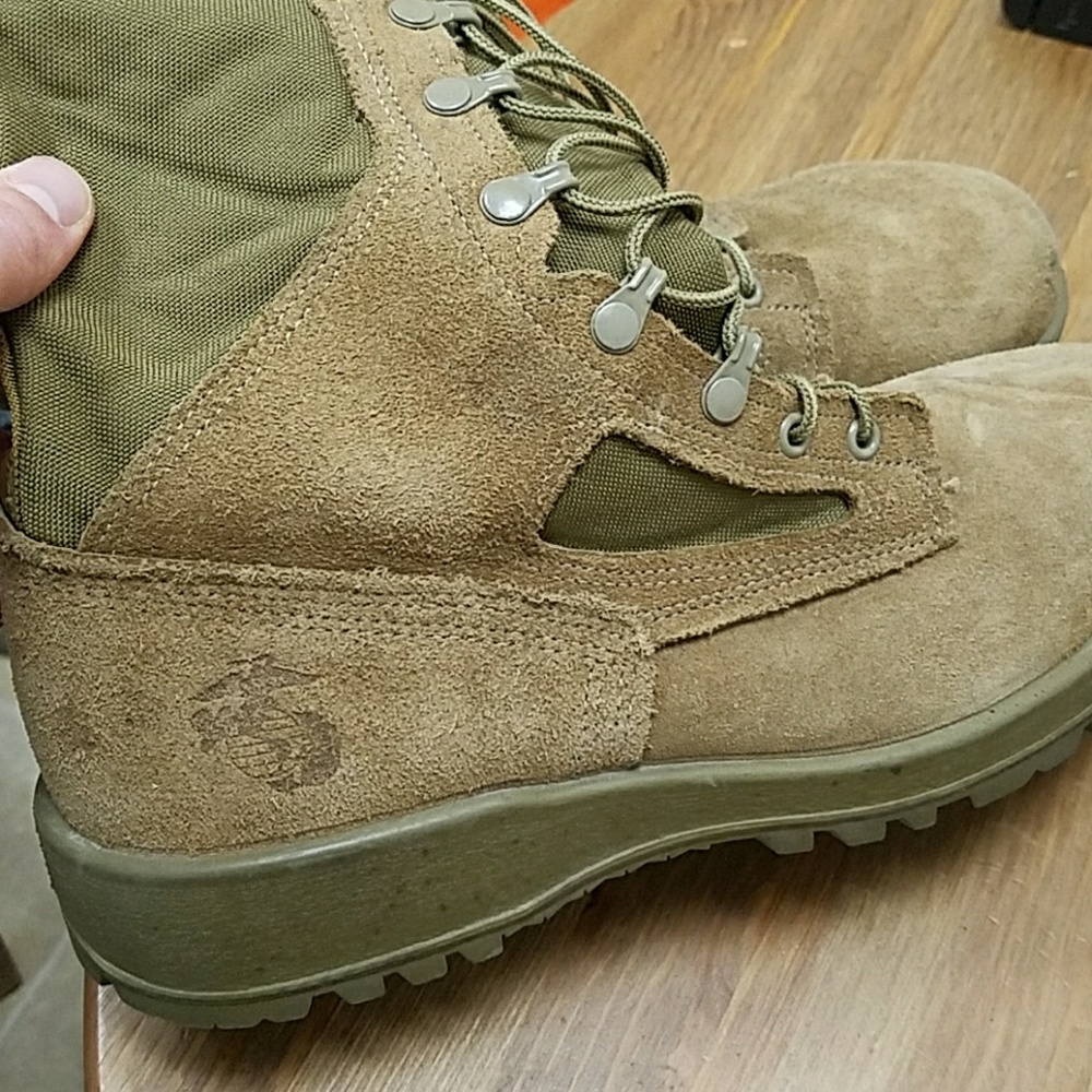 USMC Issued Steel Toe Boots 10.5